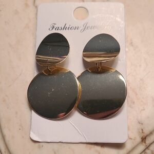 Gold and Silver Fashion Earrings